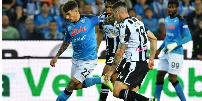 Diễn biến trận đấu giữa Napoli vs Udinese