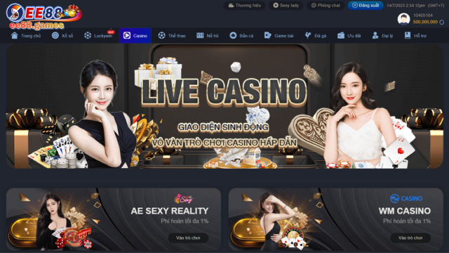 Live casino EE88