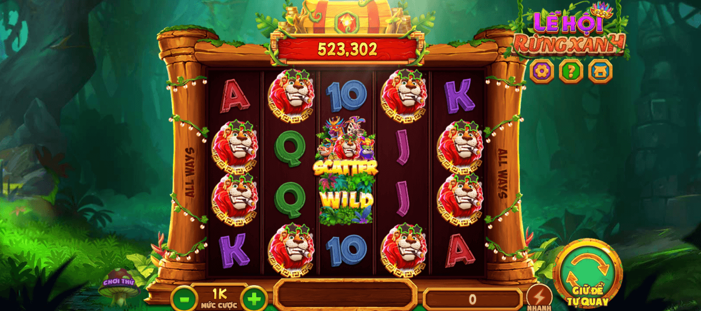 Lễ Hội Rừng Xanh: Game Slots MU9 ăn khách nhất hiện nay