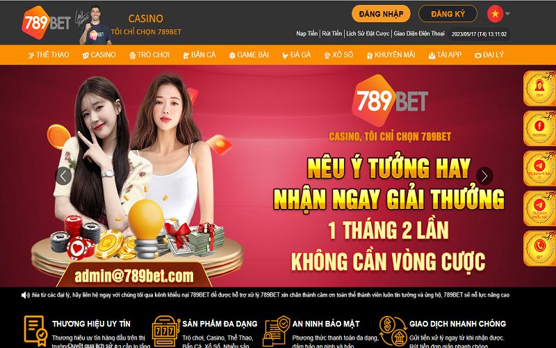 789Bet nhà cái hàng đầu Châu Á luôn nằm trong danh sách uy tín