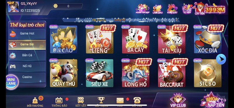 Cổng game minh bạch và công bằng