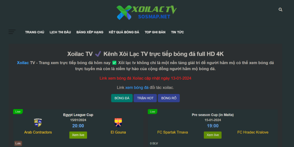 Một số thông tin cơ bản về Xoilac TV mà người xem cần nắm bắt