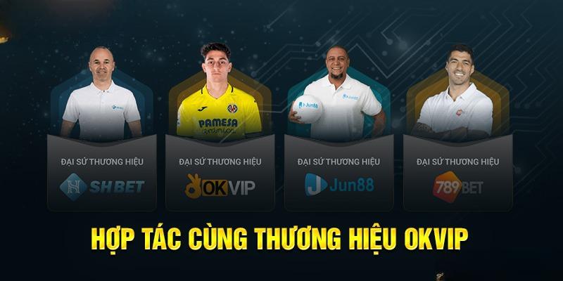 Thương hiệu OKVIP hợp tác với nhiều đối tác uy tín, khẳng định tên tuổi