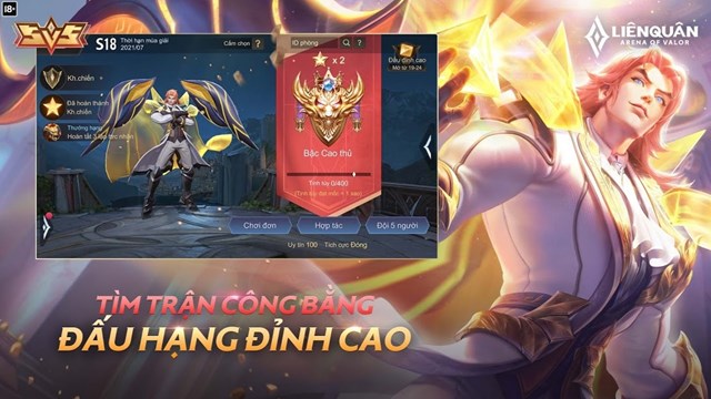 Tải Garena Liên Quân Mobile cho điện thoại Andoid/IOS